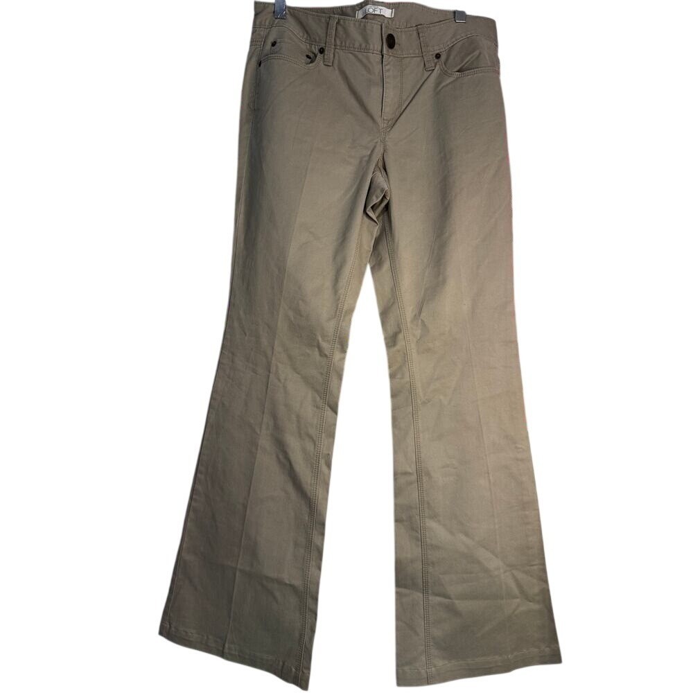 Ann Taylor LOFT Pants – Size 6 – Khaki Beige Bootcut – NWT – MSRP $59.50 - Picture 3 of 5